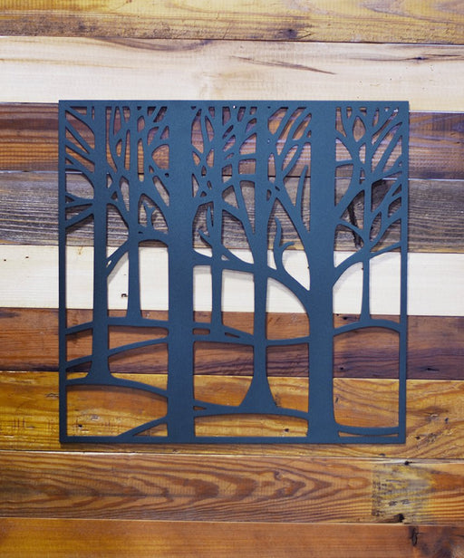 Deciduous Forest Metal Wall Art