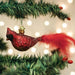 Vintage Cardinal Ornament on Tree