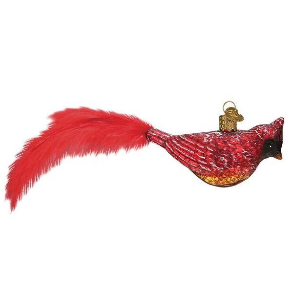 Vintage Cardinal Ornament Right Side View
