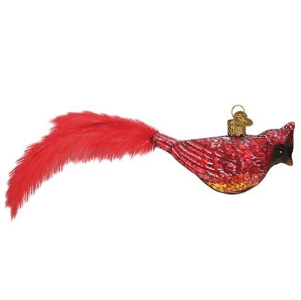 Vintage Cardinal Ornament Right Side View