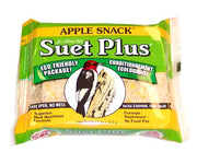 Apple suet cake with eco packaging