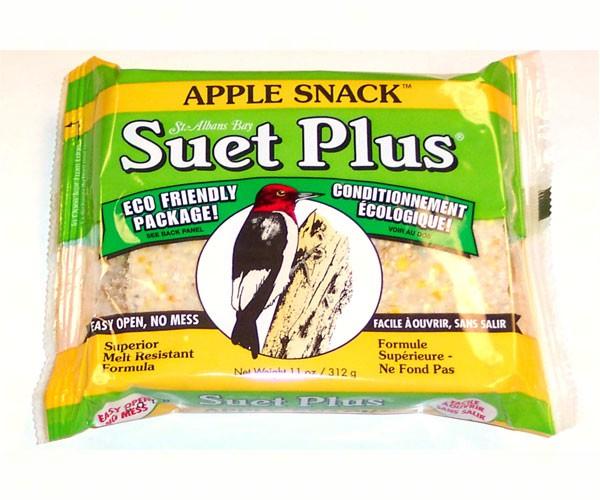 Apple suet cake with eco packaging