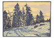 William S. Rice: Winter's Peace Holiday Card Assortment - End of the Open Road—Sierras, c. 1927 
