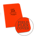 Orange field notebook