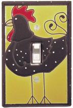Funky Chicken Single Light Switch Cover