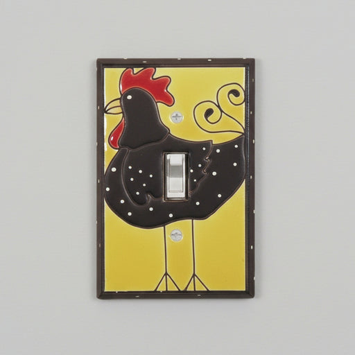 Funky Chicken Single Light Switch Cover