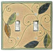 Double Mosaic Leaves Switch Covers