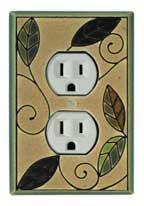 Mosaic Leaves outlet Covers