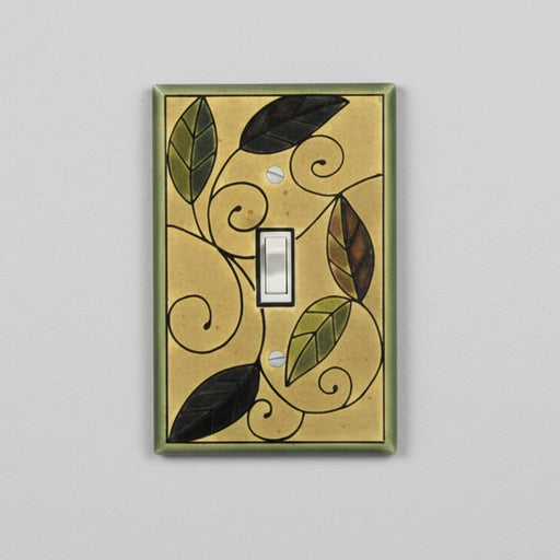 Mosaic Leaves Single Plate Cover