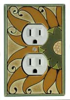 Sunflower Single Outlet/Receptacle