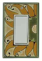 Sunflower Single Wide Light Switch/Receptacle