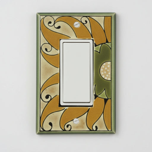 Sunflower Single Wide Light Switch/Receptacle
