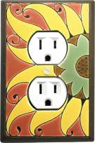 Mexican Sunflower Single Outlet/Receptacle