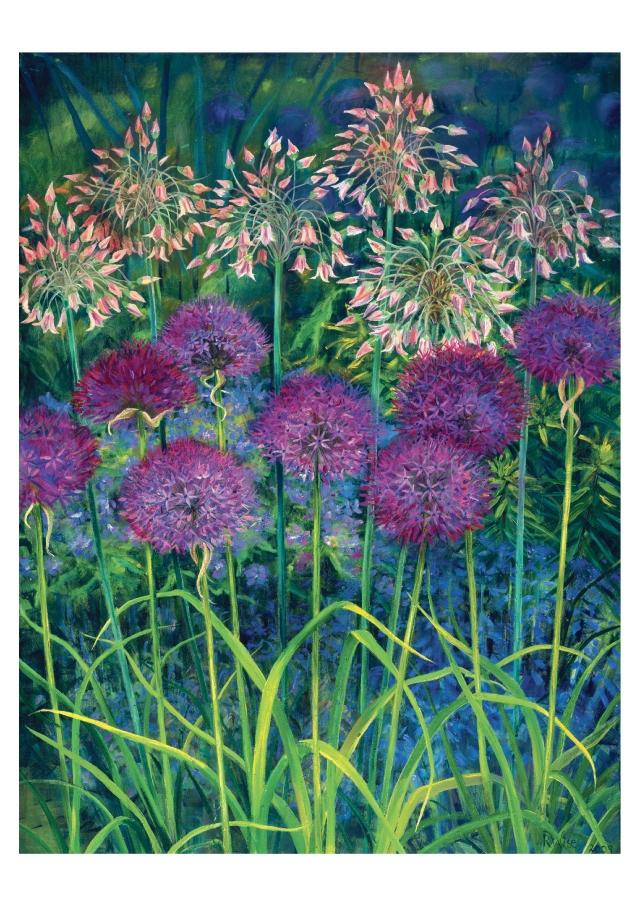 Alliums notecard