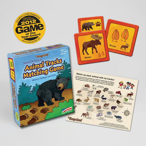 Animal Tracks matching game