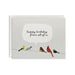 Happy Bday birds on a wire card