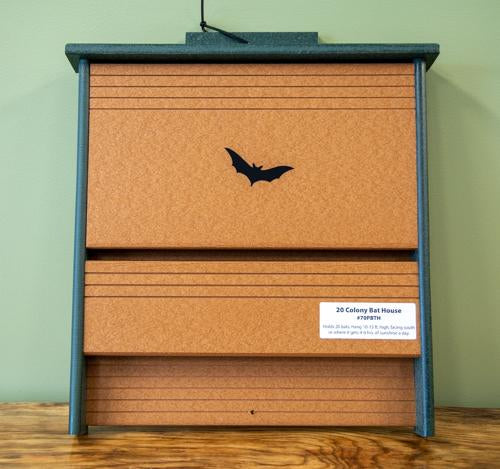 Recycled 20 colony bat house