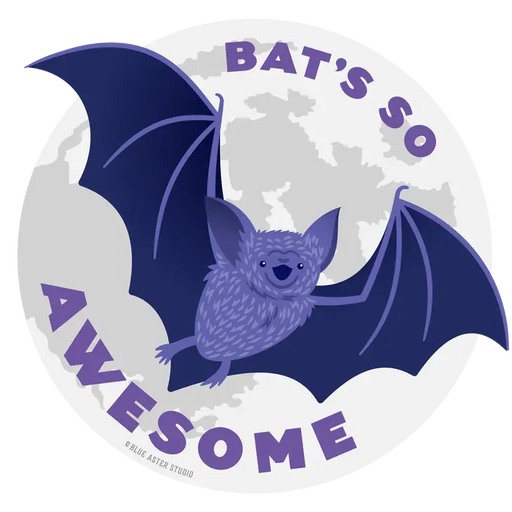 Bat Sticker - "Bats so Awesome"