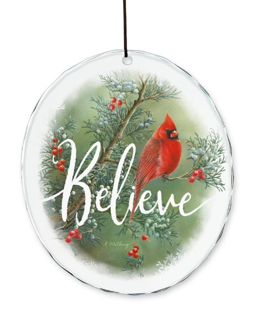 Cardinal Suncatcher - Believe