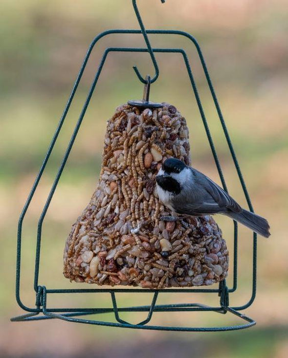 Mr. Bird's Seed Bell Hanger - chickadee