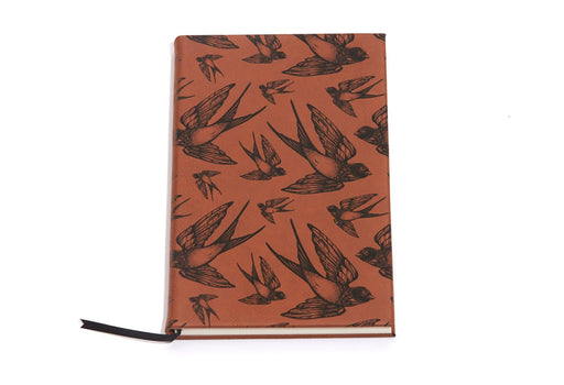 Journal - Birds in Flight - Cognac Faux Leather