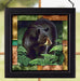 Black Bear Stained Glass Art