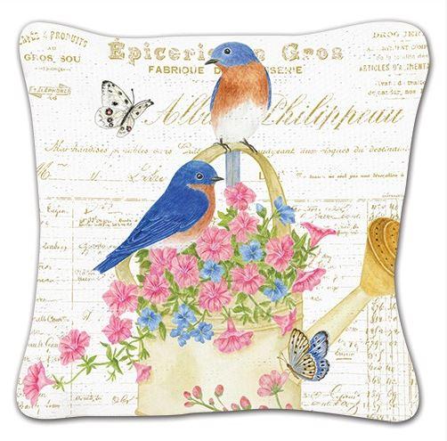 Bluebird and Watering Can Boxed Lavender Sachets (3pcs)