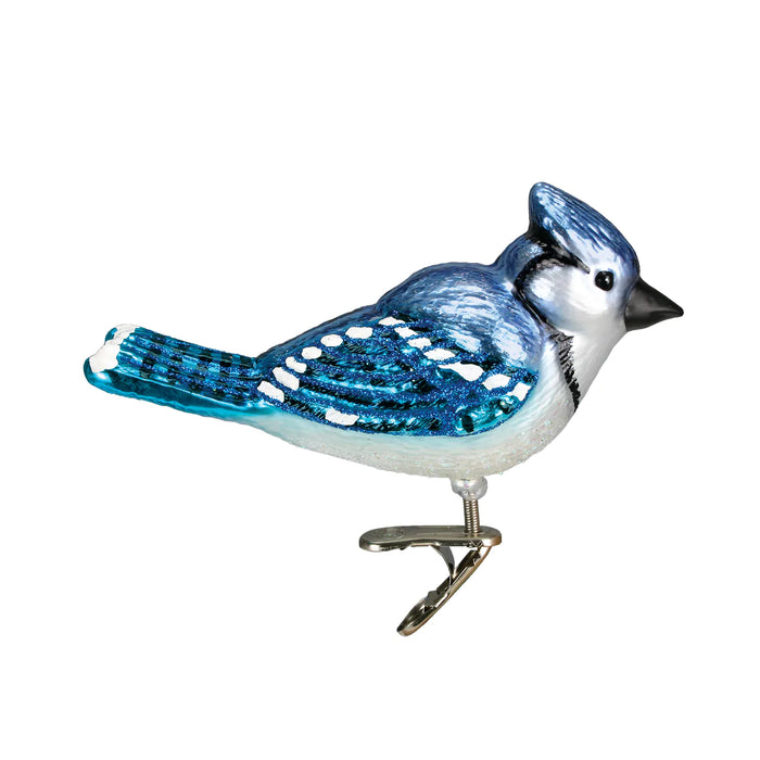 Copy of Bright Blue Jay Ornament - Clip On