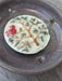Nature Ceramic Soap Dish - Cardinal on Ivory Background - close up