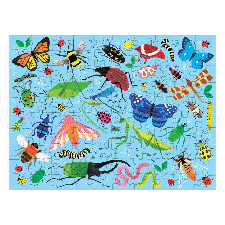 Back side of Bugs & Birds Double Sided Puzzle