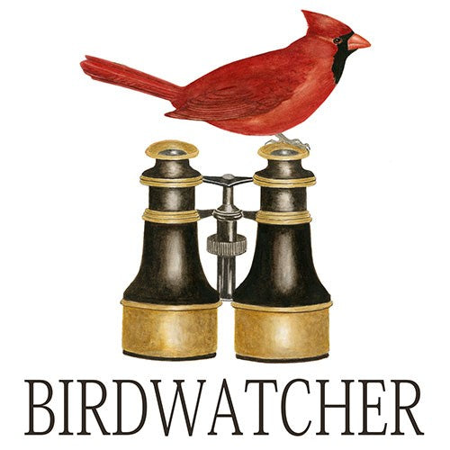Birdwatcher - Cardinal - Single Flour Sack Towel