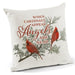 Angels are Near - Cardinals 18 inch Pillow