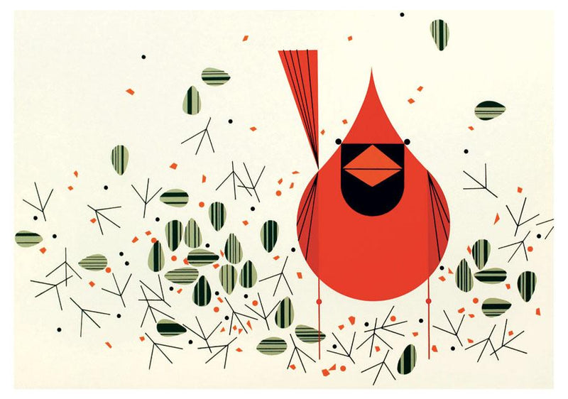 CHARLEY HARPER: CARDINALS close up