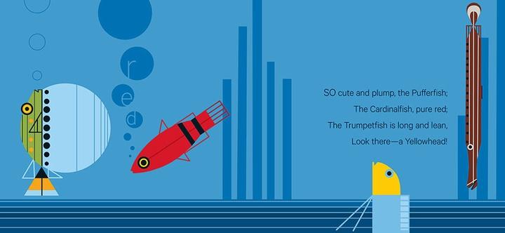 Charley Harper Coral Reef book page 2