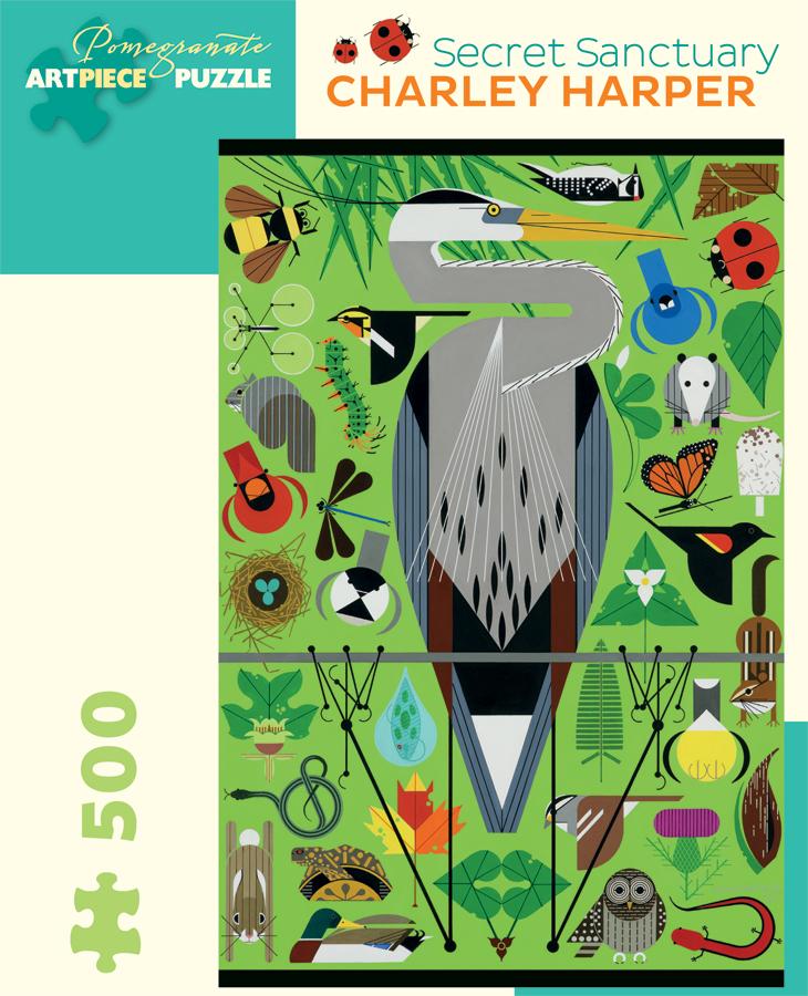 Charley Harper: Secret Sanctuary 500-piece Jigsaw Puzzle