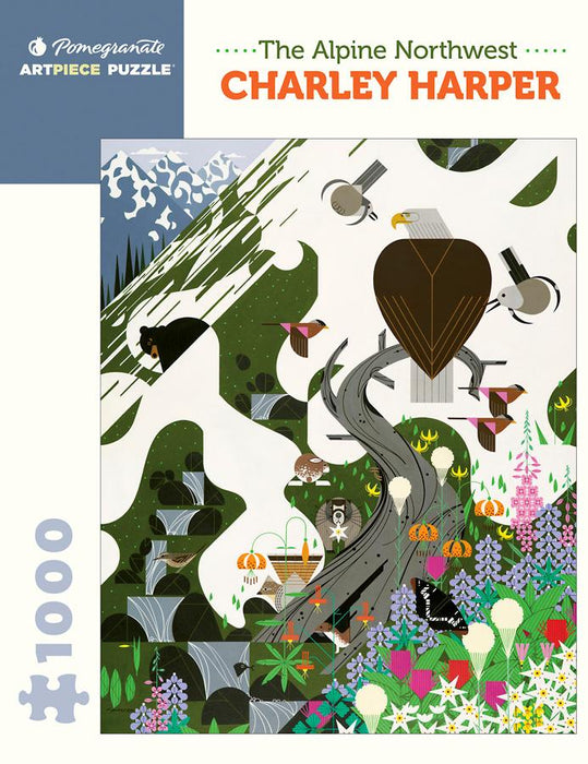 Charley Harper: The Alpine Northwest 1,000-piece Jigsaw Puzzle