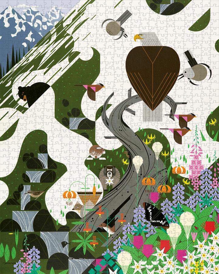Charley Harper: The Alpine Northwest 1,000-piece Jigsaw Puzzle