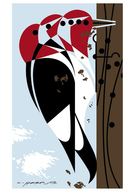CHARLEY HARPER: WOODPECKERS NOTE CARDs