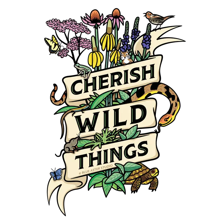 Cherish Wild Things Sticker