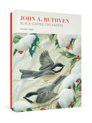 John Ruthven: Black Capped Chickadees Holiday Cards - box cover