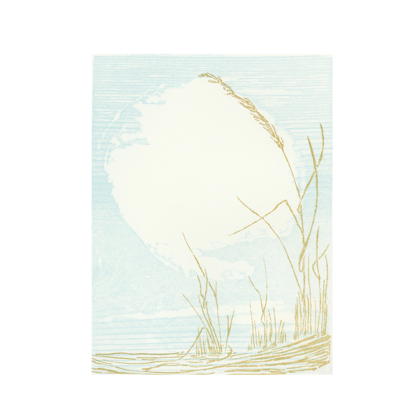 Gwen Frostic: Cloud Grass Greeting Card