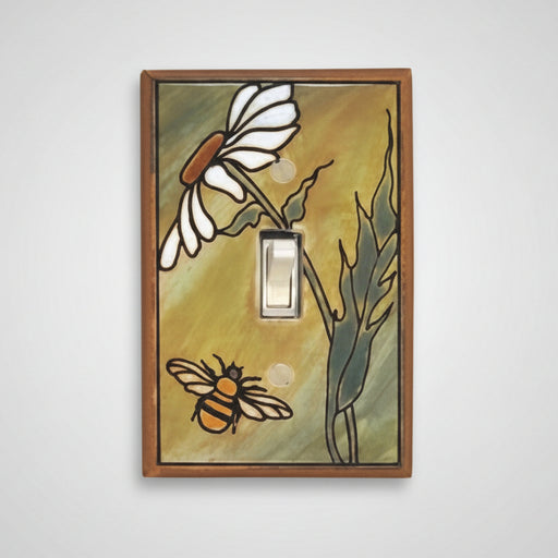 Daisy Bee Light Switch Plate Covers