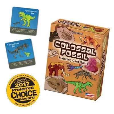 Colossal Fossil Matching Card Game