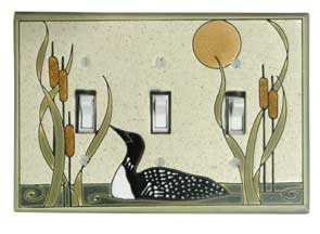 Loon Sand Triple Light Switch Plate Cover