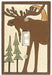 Bull Moose Light Switch Plate Covers