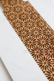 Serving Tray + Cutting Board - Marble and Acacia Wood -available pattern