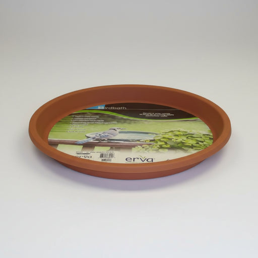 ERva Bird Bath Plastic Insert 14" Clay
