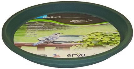 Bird Bath Plastic Insert 14"- Green — Nature Niche