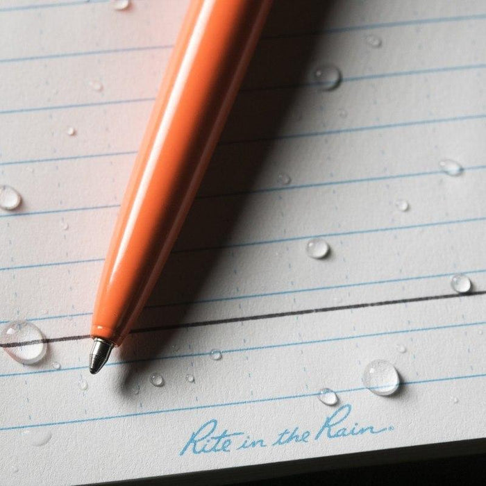 Orange Metal Clicker Pen – Black Ink