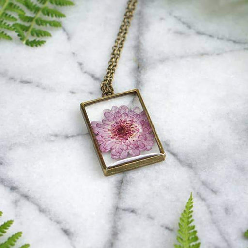 Purple Aster Necklace 2